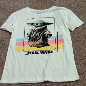 Baby yoda short sleeve shirt